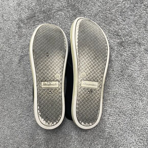 Aeropostale Slip On Sneakers Shoes Womens 8.5 Black Round Toe Casual Comfort - Picture 12 of 13